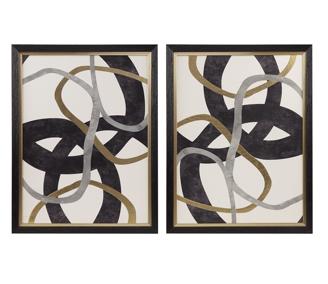 Moving Abstract Wall Art 20.5" X 26.5" | Blu Ivy